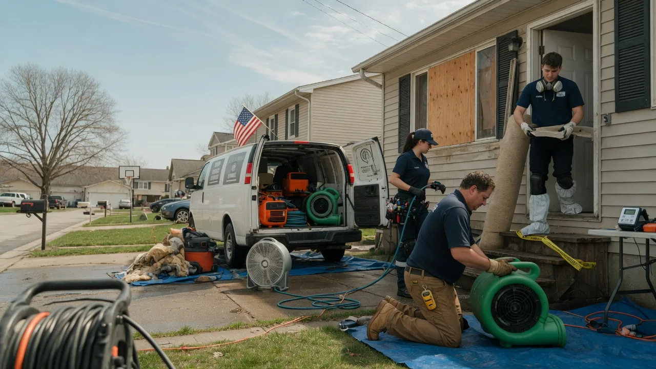 Water Damage Restoration in Sheldon, IL near me